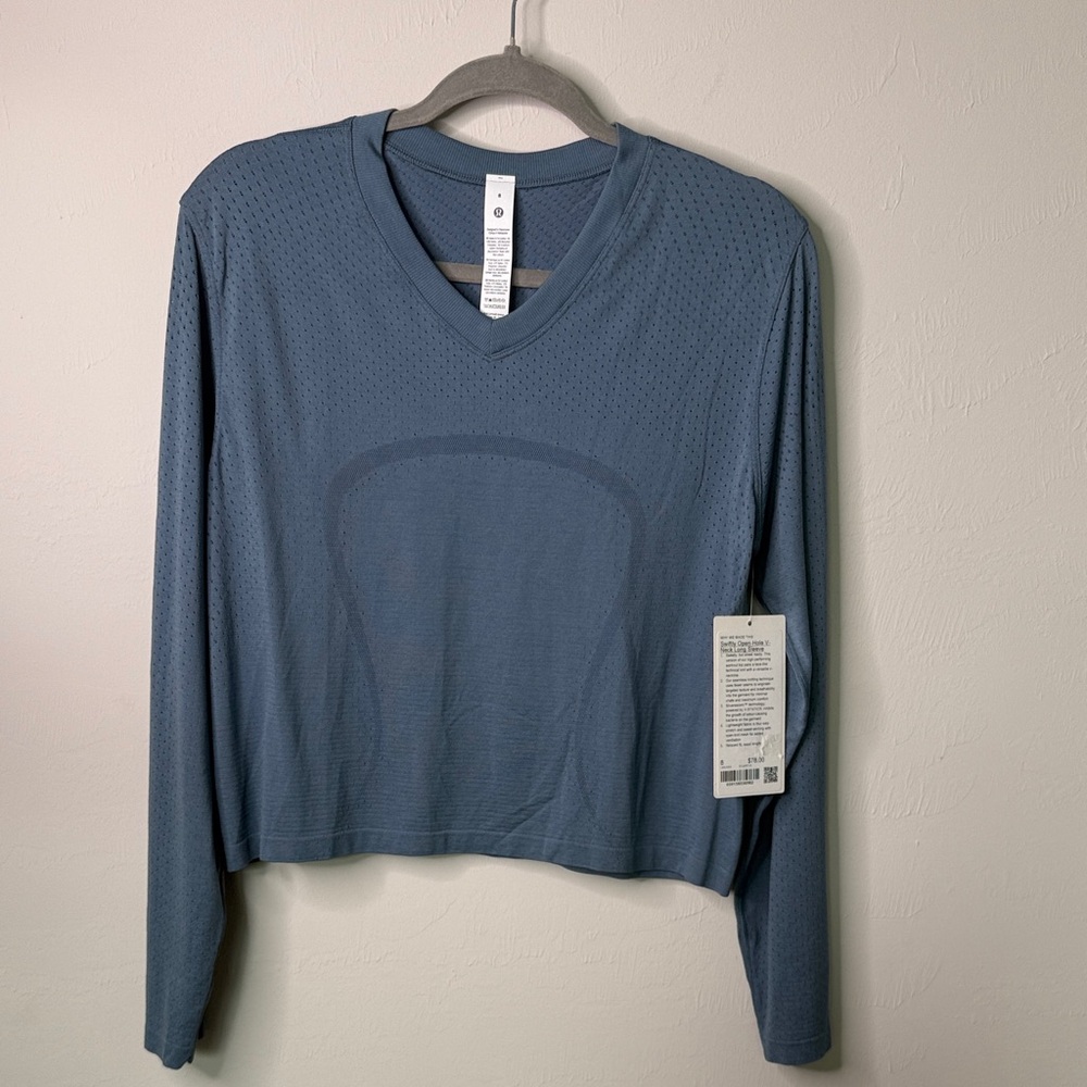 Lululemon Swiftly Open Hole V neck Long sleeve